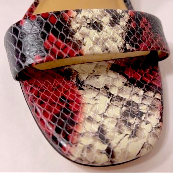 🆕Antonio Melani Snake Print Ankle Strap Sandals - Picture 10 of 11